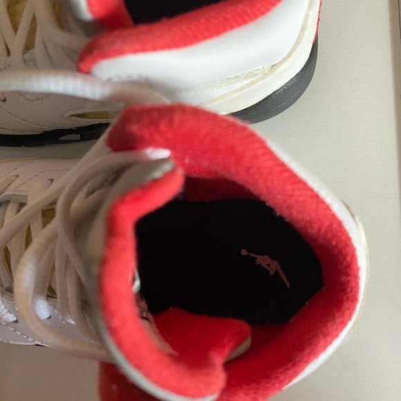 Nike Air Jordan 5 Retro TD Low Fire Red Toddler 5C Shoe Sneaker 440890-100 - Picture 14 of 16